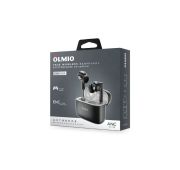 Беспр. наушники OLMIO TWE-15, ANC+ENC, TWS, черные