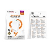 СЗУ BOROFONE BAS76A 1A1C+Type-C(C+IP) QC3.0/PD 30W White