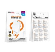 СЗУ BOROFONE BAS76A 1A1C+Type-C(C+C) QC3.0/PD 30W White