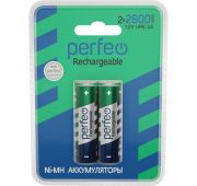 Аккумулятор Perfeo R 06 ( 2600 ma) 2BL пластик(40)