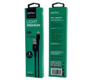 Кабель PERFEO Lightning 2A черный, 2 м., PREMIUM (I4317)
