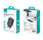 СЗУ USAMS US-CC265 1A+2C PD 67W GaN FAST CHARGE Black