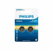 Батарейка Philips CR2025/2BL Lithium (2) (40)