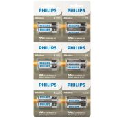 Батарейка Philips LR06 (2x6) BL Entry Alkaline Отрывные (12) (72)
