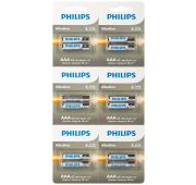 Батарейка Philips LR03 (2x6) BL Entry Alkaline Отрывные (12) (96)