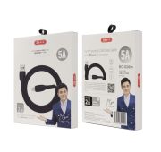КАБЕЛЬ BYZ BC-026i AM-8pin (Lightning)  2 метра, 5A, ПВХ, черный