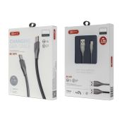 КАБЕЛЬ BYZ BC-017i AM-8pin (Lightning)  1.2 метра, 2.4A, ПВХ, серебристый