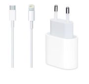 DF-СЗУ ДЛЯ APPLE 1C +Lightning (C+IP8) QC3.0/PD 20W White BOX