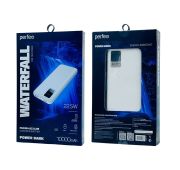 Аккумулятор Perfeo Powerbank WATERFALL 10000 mAh/LED/PD + QC 3.0/Type-C/2 USB/Выход: 5A, White