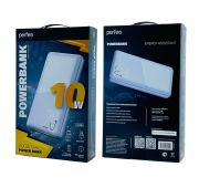 Аккумулятор Perfeo Powerbank 20000 mah + In Micro usb+Type-C /Out USB 1 А, 2.1A /White