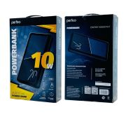 Аккумулятор Perfeo Powerbank 20000 mah + In Micro usb+Type-C /Out USB 1 А, 2.1A /Black