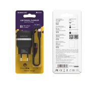 СЗУ BOROFONE BA-24A 2*USB+Type-C 2.1A Black