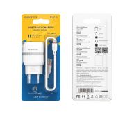СЗУ BOROFONE BA-24A 2*USB+Type-C 2.1A White