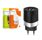 СЗУ BOROFONE BA-26A 2*USB 2.4A Fast Charge Black